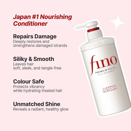 Fino Premium Touch Conditioner For Damaged Hair 550ml