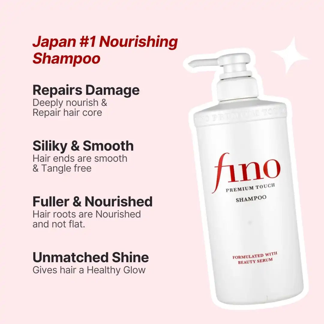 Fino Premium Touch Shampoo with Beauty Serum